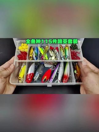玩路亚新手必选的假饵套装,这盒几乎覆盖不同水域和鱼种,有了这盒轻松作钓#路亚假饵 #路亚 #路亚套装 #新手入门