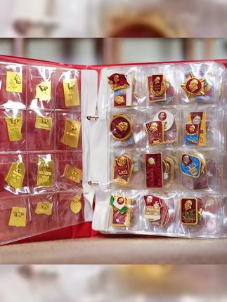 锌合金胸针 131周年毛爷爷120枚金属像章全套勋章精美胸针徽章 #红色经典 #红色收藏 #伟人 #纪念章 #致敬