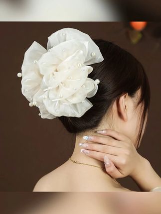 新款高档头发夹子云朵泡泡抓夹后脑勺抓夹头花高级感发夹发卡发饰#发饰 #美出高级感 #一起美美哒 #谁还不是小仙女 #甜美女孩