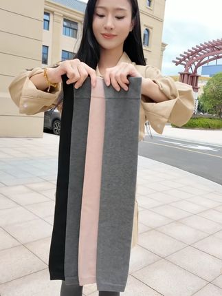 秋冬季新款竖条纹大腿袜保暖显瘦舒适美腿不卷边大腿袜女袜#显高显瘦显腿长 #面料柔软舒适 #大腿#袜子#好穿又好搭