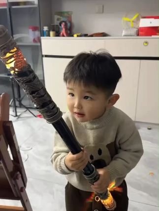 【暑假24小时秒发】孙悟空如意金箍棒声控风控吹气自动伸缩玩具礼物#暑假玩具 #孙悟空金箍棒 #声控玩具 #伸缩玩具 #儿童礼物