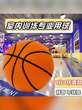 加重静音篮球仿真【1比1】儿童青少年专业训练室内超高回弹不扰 静音篮球#静音篮球 #静音篮球推荐 #篮球🏀