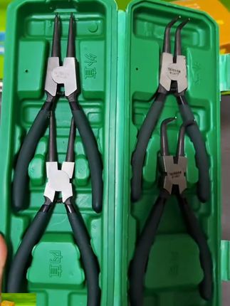 精品7寸卡簧钳4件套内外两用挡圈弹簧开口扩张卡簧钳子四件套 #卡簧钳 #五金工具 #高性能实用工具 #维修工具 #汽修工具