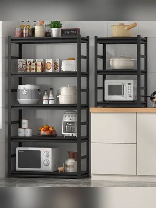 多层加厚 厨房置物架 仓库仓储 货架 家用 落地阳台 储物架 收纳 微波炉架 #置物架  #厨房置物架  #收纳整理  #多功能置物架  #结实耐用