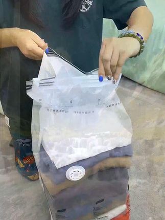 【太力爆款免抽气压缩袋体验价】太力免抽气棉被羽绒服真空压缩袋
