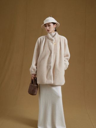 “晴方好” #毛毛外套#皮草穿搭#秋冬穿出时髦贵气感#环保皮草#防风保暖