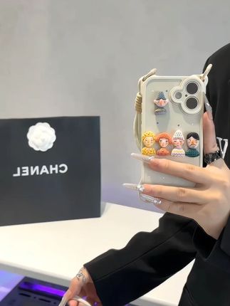 蛙趣~是四个角都可以挂的支架挂绳手机壳耶!还是小人偶样式的#这个手机壳真的长在我心巴上了  #仙女手机壳  #仙女手机壳  #快分享给你的好友