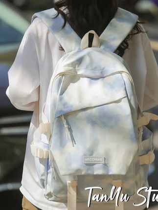 #双肩包 #书包 #双肩书包 #学生包 #书包女      探屿百搭高中生双肩书包女小学生2025新款初中生高中学生大学生包