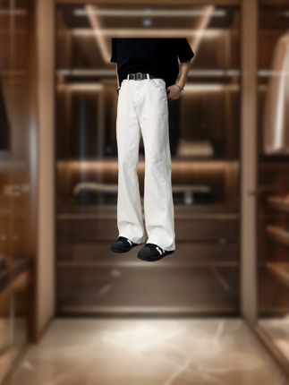 #裤子 #微喇裤 #牛仔裤 #宽松裤子 #休闲裤子