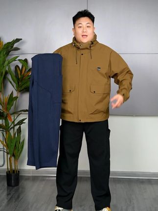 胖男生变帅真的很简单 秋天了 胖胖兄弟们还不来上一条这样的卫裤?#大码男装 #卫裤