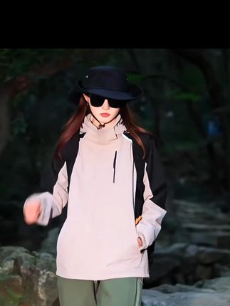 罗蒙夹克户外男女三合一可拆卸冬加厚防风外套男士冲锋衣 #罗蒙 #外套 #夹克外套 #冲锋衣
