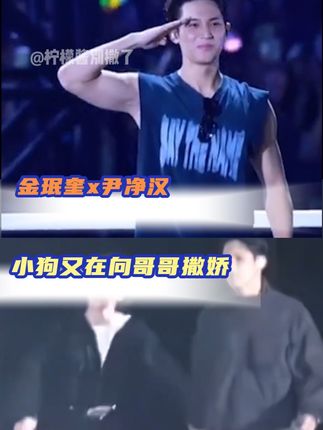 #金珉奎 小狗又在向他2gg撒娇了 #尹净汉 #seventeen #seventeen世巡#克拉