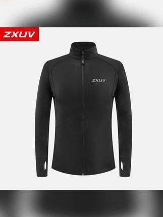 #拉链开衫 #上衣 #拇指套 #百搭上衣 #开衫 ZXUV0099拉链开衫拇指套长袖衫带手表孔跑步外套户外运动训练服