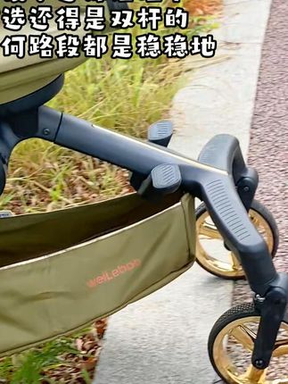 一定要给孩子选择安全稳固的双杆溜娃车,这样外出才安心 #婴儿车 #溜娃车 #遛娃神器 #遛娃儿