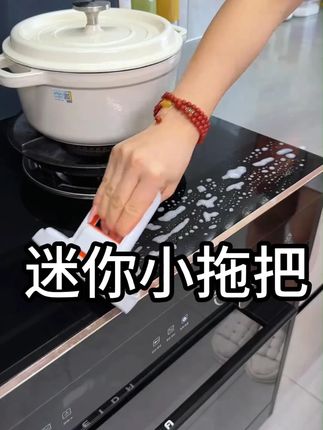 再也不用洗抹布了,手都不用沾水,经常做家务的一定要试试 #迷你小拖把  #生活好帮手  #免手洗拖把  #超便宜超划算  #好物种草