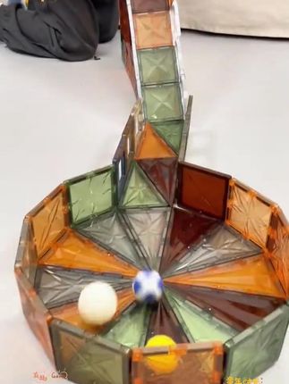4D强磁大号磁力片儿童益智玩具男女孩生日礼物磁力贴拼图积木拼装#磁力片 #积木 #手工diy #益智玩具 #哄娃神器
