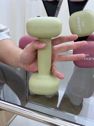 lexi/乐系磨砂小哑铃女健身家用力量训练器材实心纯铁初学者专业#健身器材 #小哑铃 #女性健身 #家用哑铃 #力量训练