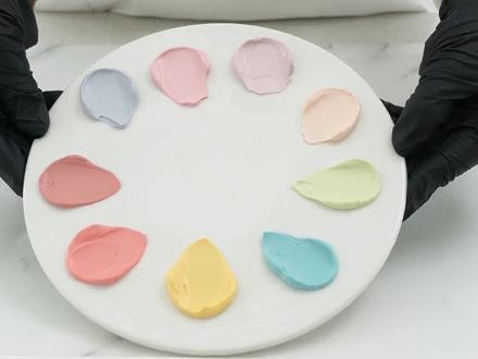 食用色素暖色系调色演示 #食用色素厂家