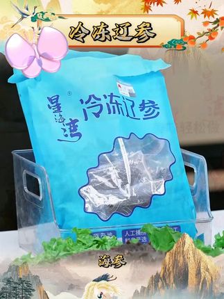 【冷冻辽参】星海湾冷冻辽参13-15头/斤 到手2斤 #冷冻辽参 #辽参 #辽参刺参 #辽刺参 #海参  冷冻辽参