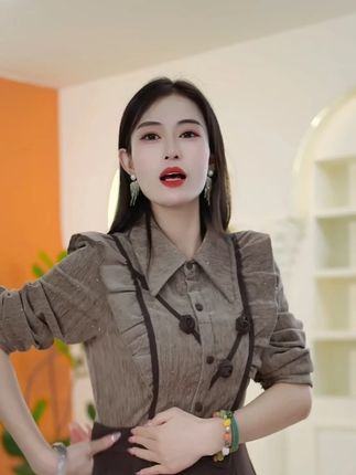 L670法式收腰显瘦拼接气质长袖连衣裙2025新春款时尚洋气连衣裙女#面料柔软舒适 #通勤搭配 #显瘦 #品质女装 #时髦精