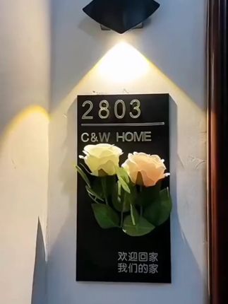 【友创】入户门牌定制 创意门牌号码牌刻字家用#门牌 #门牌定制 #入户门牌 #创意号码牌 #创意门牌