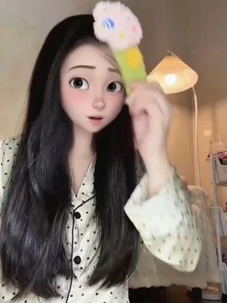 我是真的忍不住了,这款#布丁熊毛绒发夹,夹在头发上太可爱了#毛绒发夹 #发夹推荐 #甜美风发卡推荐 #头饰发饰 #发饰