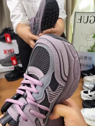 环球紫色老爹鞋女款2025新款秋季网面休闲鞋子爆款厚底百搭运动鞋#好鞋推荐 #百搭鞋子 #鞋子 #男鞋 #鞋子控