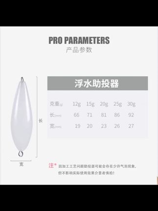 大克重浮水助投器路亚远投带钢别针飞蝇冰丝亮虾皮串钩假饵助抛器#路亚装备 #浮水助投器 #助抛器 #钓鱼好物 #大克重助投器