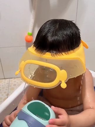 凉凉熊宝宝洗头神器儿童婴儿洗头发防水护耳小孩洗澡浴帽洗发帽子凉凉熊宝宝洗头神器儿童婴儿洗头发防水护耳小孩洗澡浴帽洗发帽子