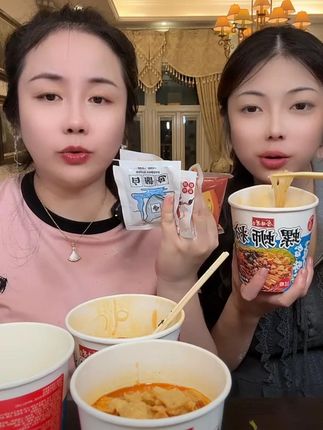 合味芳广西柳州螺蛳粉到手6桶,一桶168克,6包料#螺蛳粉 #速食美食