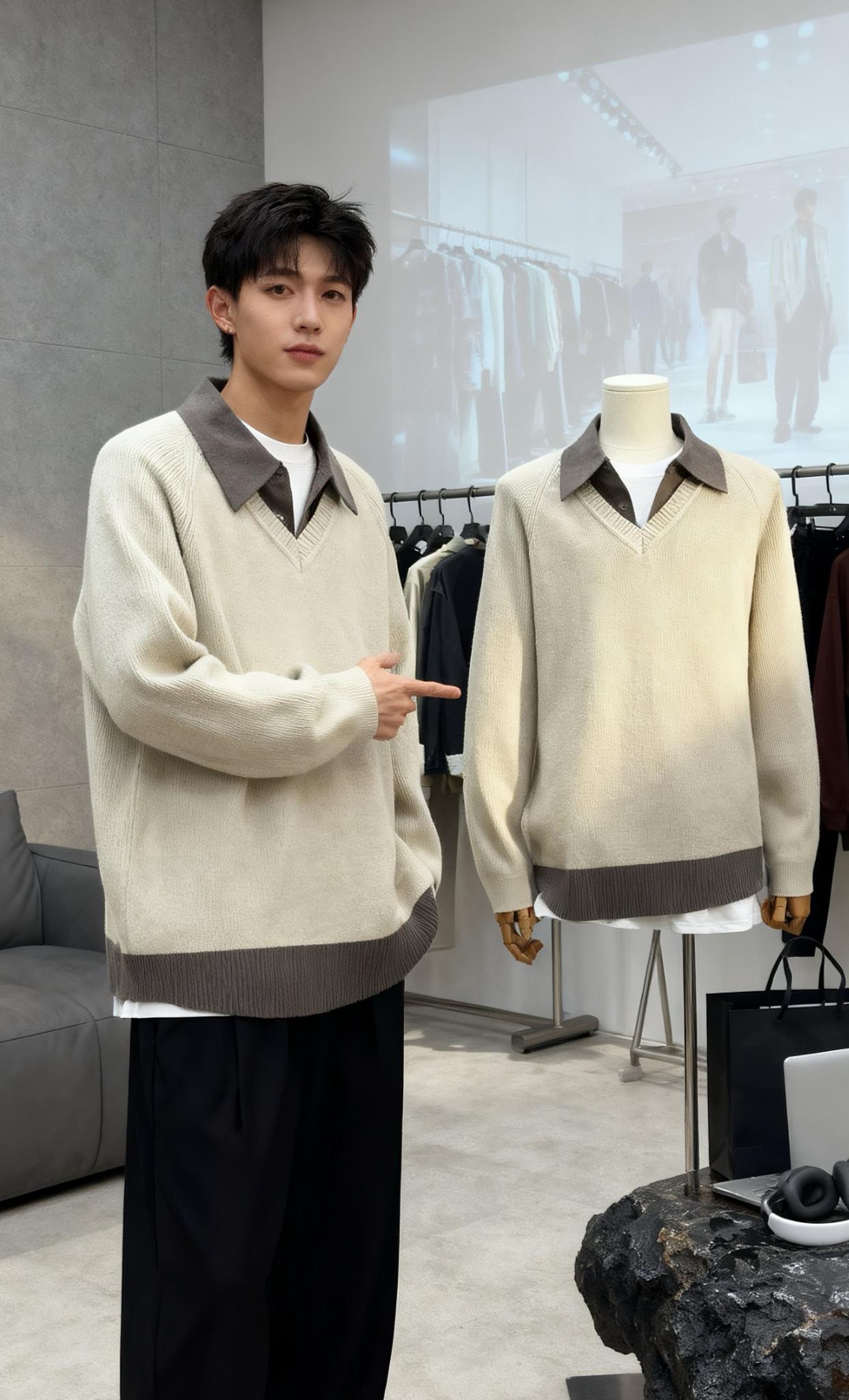 #男生穿搭#毛衣