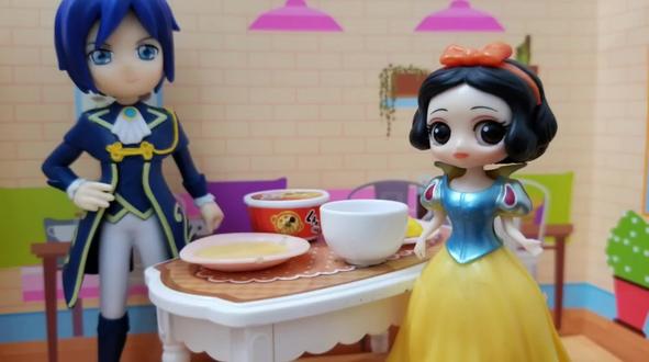 白雪和爸爸打算用脑筋急转弯来决定谁洗碗