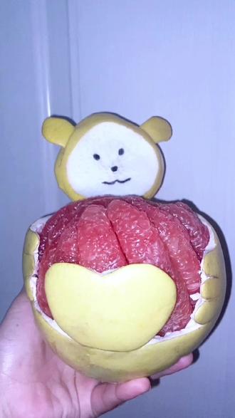 五感法扩句写柚子 快让孩子学起来吧!#五感法 #扩句法 #作文