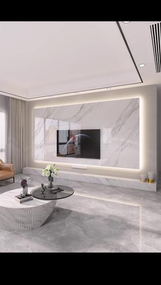 现代轻奢最哇塞的配色方案,带比例图#轻奢#电视背景墙#成都因你更新