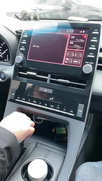 丰田亚洲龙原车屏加装高清倒车影像#倒车影像 #北斗领航智能车品 #360全景影像