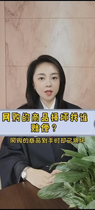 网购商品损坏找谁赔偿?#我在抖音做法援 #多问律师 #民法典 #双十一自救宝典
