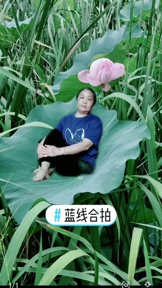 蓝线合拍 #友友们大家好跟个风拍一个 - 抖音