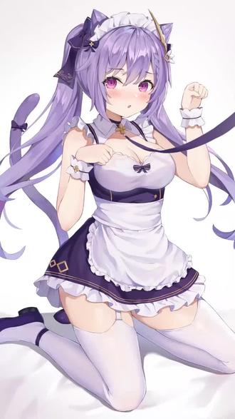 谁家的刻晴小猫猫喜欢的领走吧