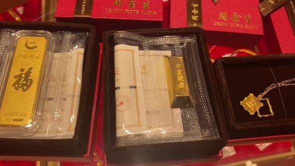 中国黄金9999金条50克两条