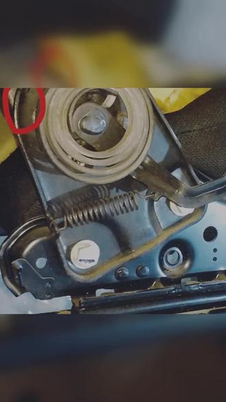 帝豪ec7前排座椅限位器切割调整角度