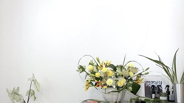 一个岛台花制作的过程记录~