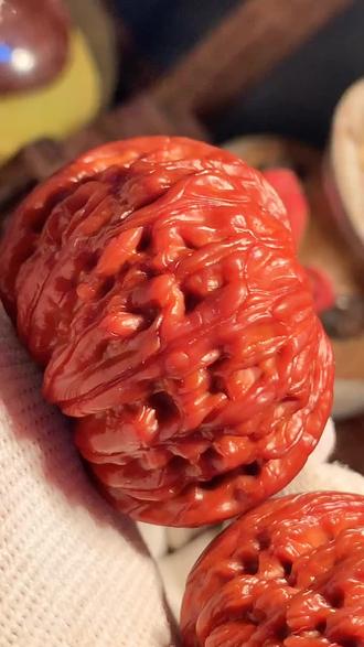 玉化老款闷尖磨盘.#文玩核桃 #专注精品文玩 #怡核缘 - 抖音