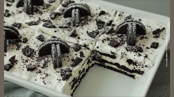 「搬运」奥利奥冰盒蛋糕#沉浸式做蛋糕