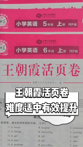 王朝霞活页卷,题量适中,难度适中,有效提升!#教辅推荐 #高效学习 #试卷 #教育