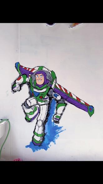 巴斯光年墙绘🚀
#揭阳 #墙绘 #涂鸦 #巴斯光年