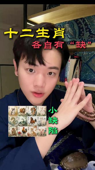 十二生肖 个有一缺 每个生肖都有一个缺点,你知道你的属相缺什么吗?#十二生肖 #国学智慧 #国学文化 #生肖