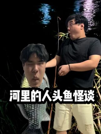 河里的人头鱼怪谈 想吃的可以来几单尝尝#恐怖 #灵异 #细思极恐 #北京烤鸭辣条