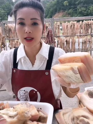 黑猪肉#猪肉 #咸肉 #咸猪肉 #黑猪肉 #黑猪肉土猪肉