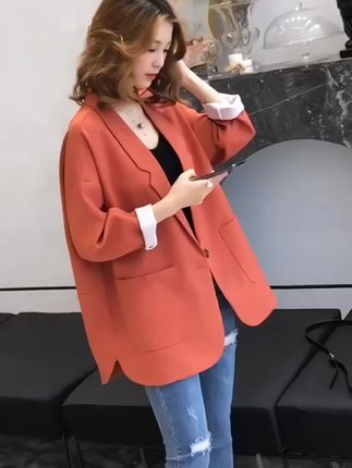设计感西装外套,时尚休闲西服女上衣#西装#秋季上新 #穿出高级感#时尚穿搭 #洋气减龄 @抖音小助手