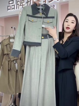 #套装#时尚气质穿搭 #春秋新款 #通勤搭配 #品质女装